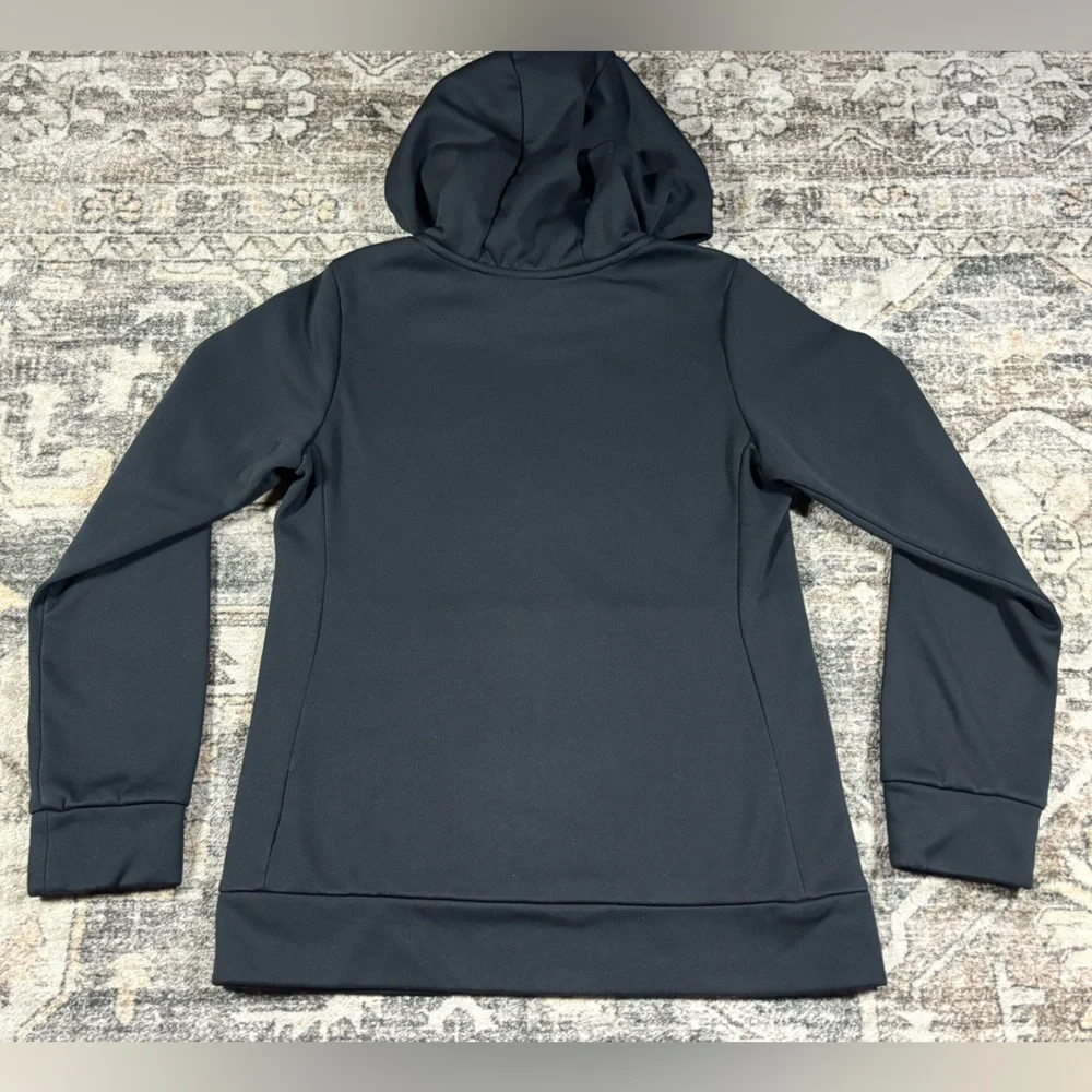 Nike‎ Black Hoodie with Vertical Pink Nike Logo Youth Large